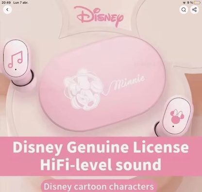 Audífonos Inalámbricos Mickey & Minnie Mouse