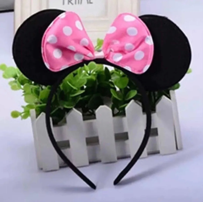 Cintillo Orejas de Mickey/Minnie con Puntitos