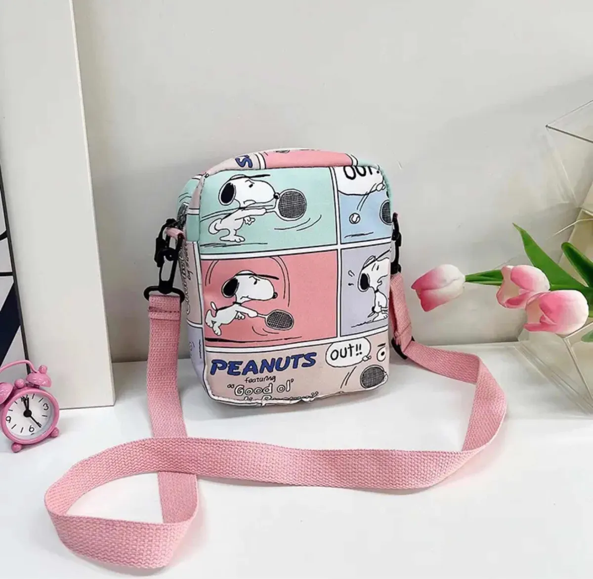 Bolso Snoopy Tipo Bandolera