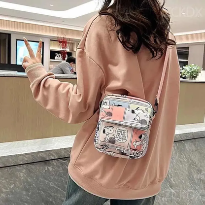 Bolso Snoopy Tipo Bandolera