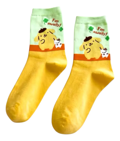 Calcetines Importados Pompompurin Talla Standard 34-38