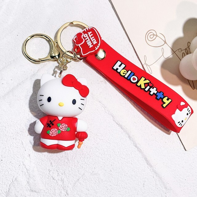 Llaveros Sanrio con correa de Silicona