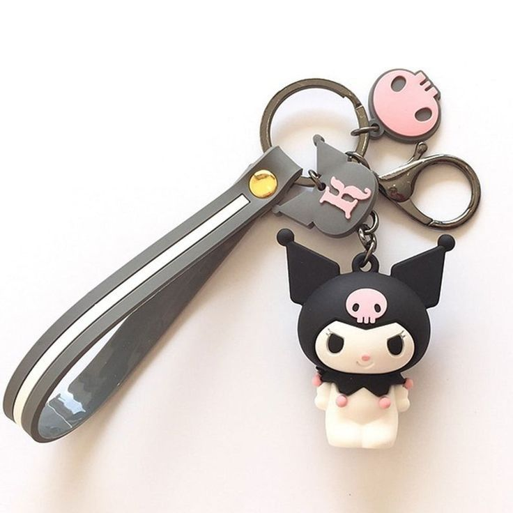 Llaveros Sanrio con correa de Silicona