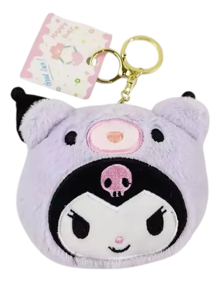 Monedero Llavero Felpudo Sanrio