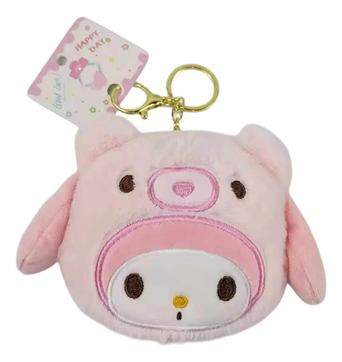 Monedero Llavero Felpudo Sanrio