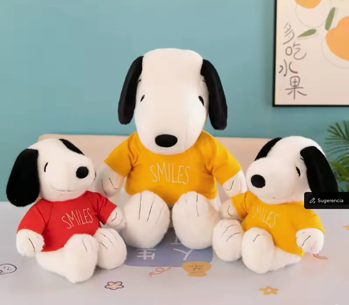 Peluche Mediano Snoopy 36 Cms