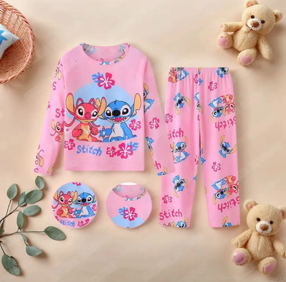 Pijama Largo 2 Piezas Stitch