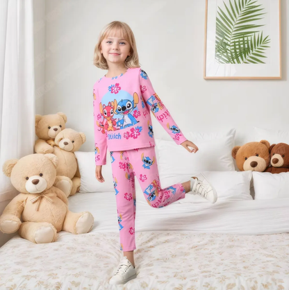 Pijama Largo 2 Piezas Stitch
