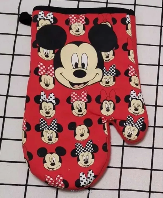 Guante de Cocina Mickey y Minnie Mouse