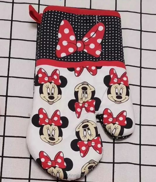 Guante de Cocina Mickey y Minnie Mouse
