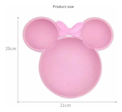 Plato de Comida Minnie Mouse para Niños