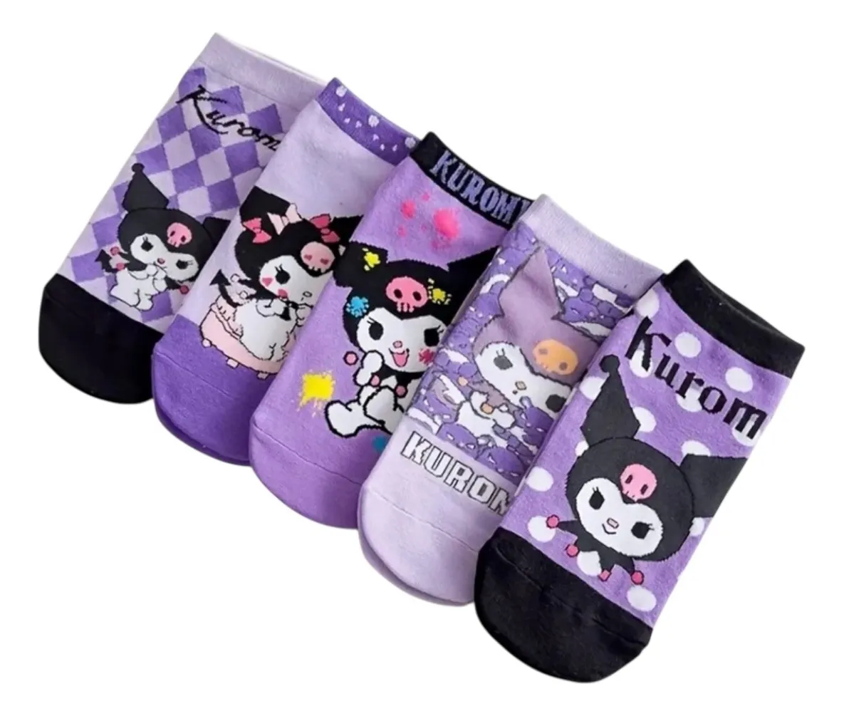 Set 5 Pares Calcetines Sanrio Variedades