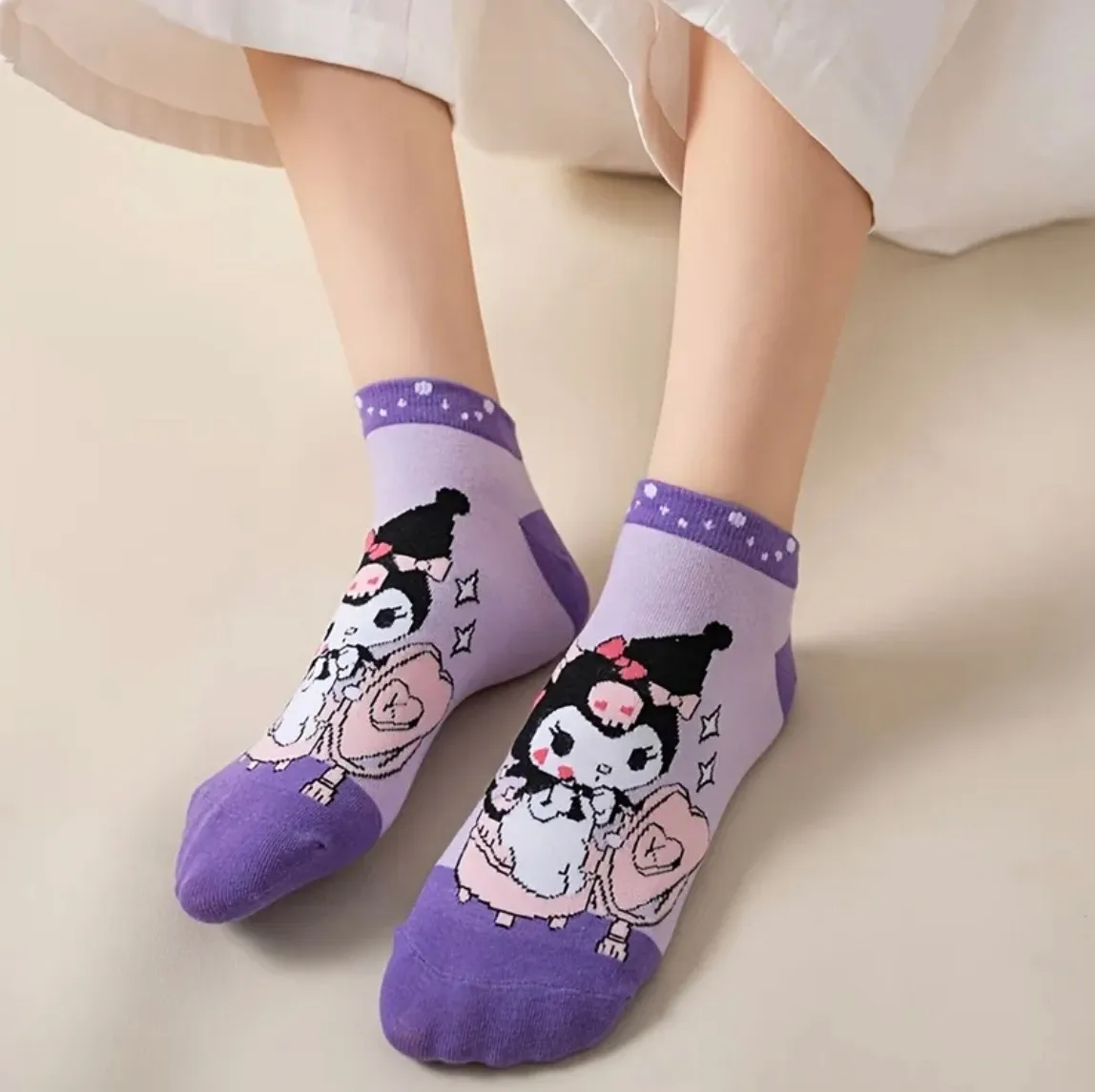 Set 5 Pares Calcetines Sanrio Variedades