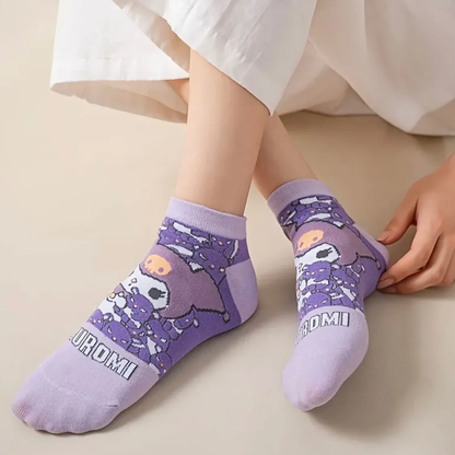 Set 5 Pares Calcetines Sanrio Variedades