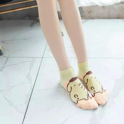 Set 5 Pares Calcetines Sanrio Variedades