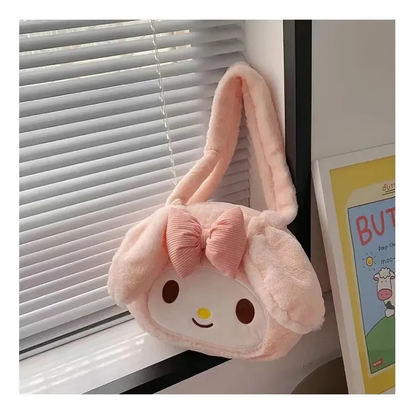 Bolso de Felpa Grande y Espacioso Sanrio