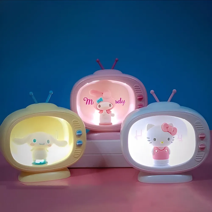 Lámpara LED Sanrio Infantil con Diseño de TV Retro