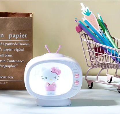 Lámpara LED Sanrio Infantil con Diseño de TV Retro