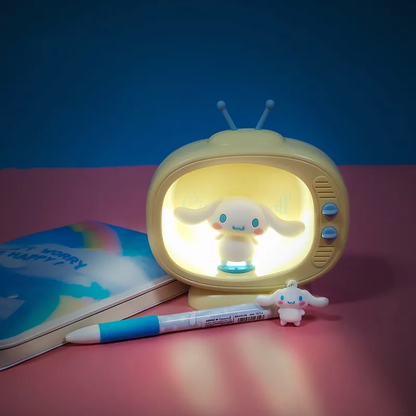 Lámpara LED Sanrio Infantil con Diseño de TV Retro