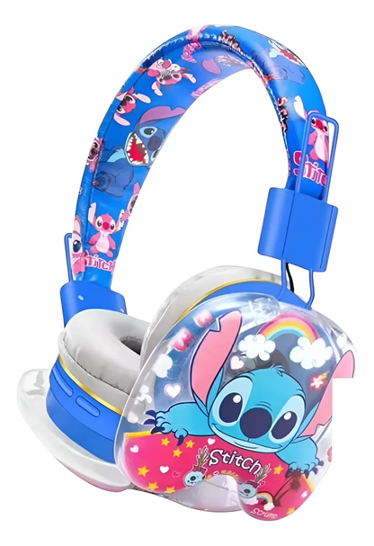 Audífonos Inalambricos Stitch Con Bluetooh Infantil