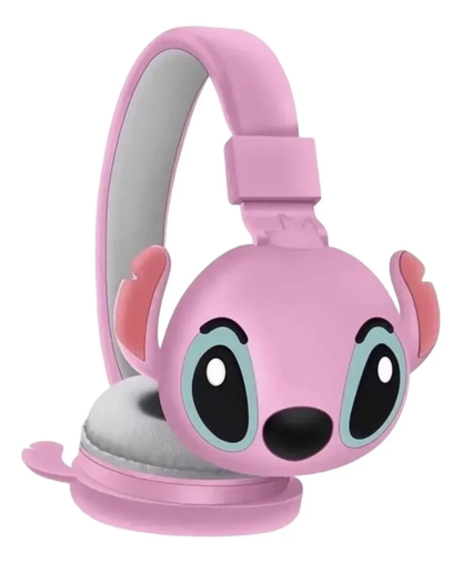 Audífonos Inalambricos Stitch Con Bluetooh Infantil