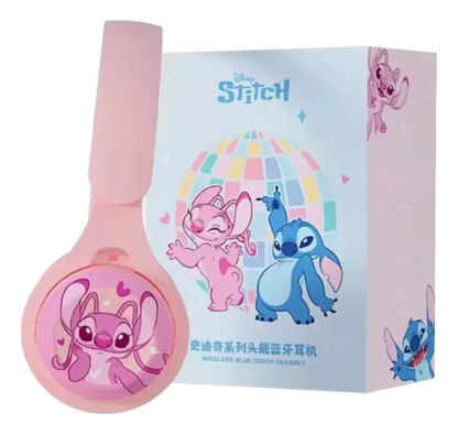 Audífonos Inalambricos Stitch Con Bluetooh Infantil
