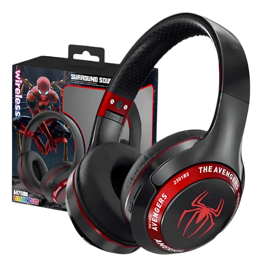Audifonos Inalambricos Plegables Spiderman