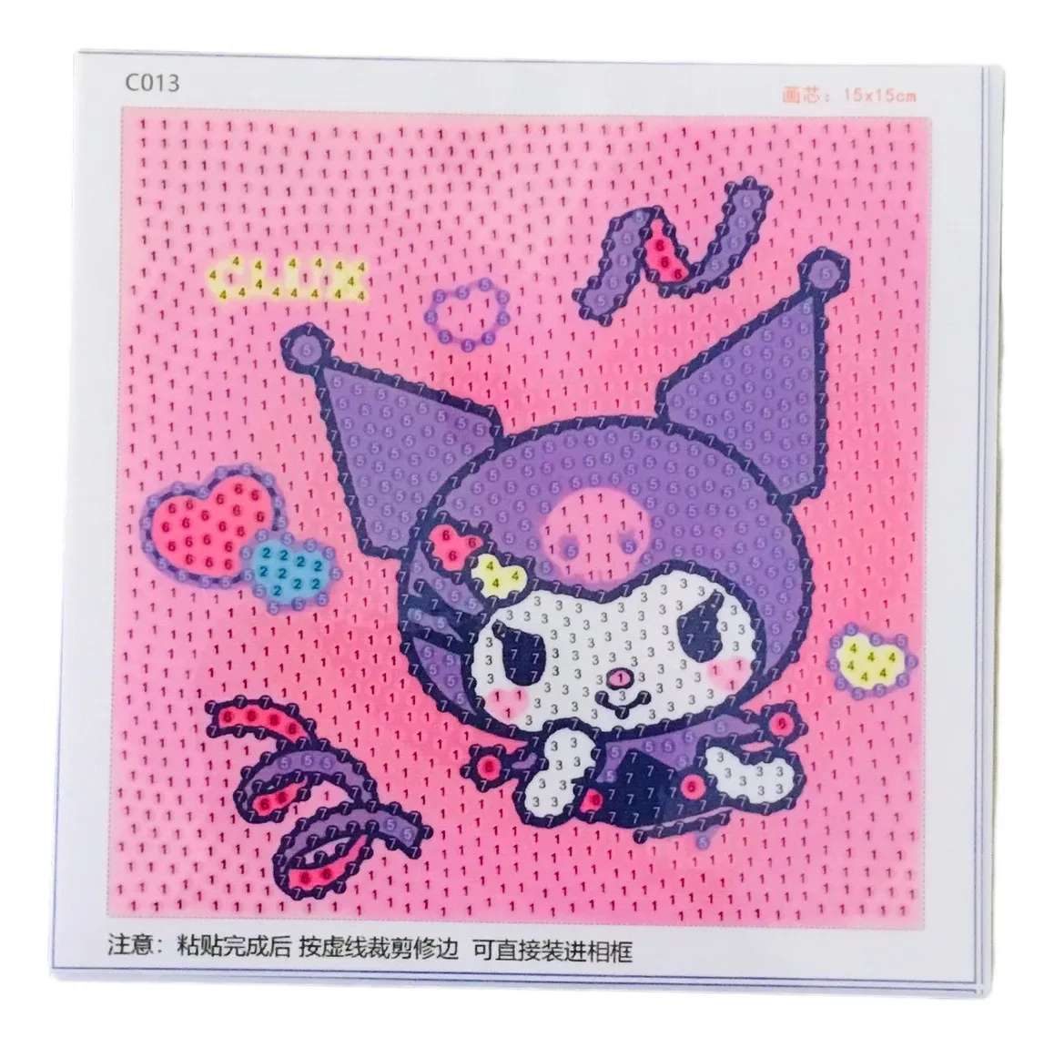 Kit de Pintura Diamante 5D Sanrio Infantil DIY
