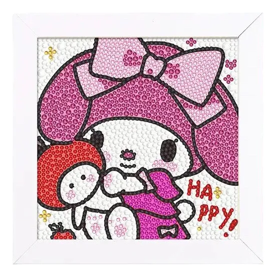 Kit de Pintura Diamante 5D Sanrio Infantil DIY