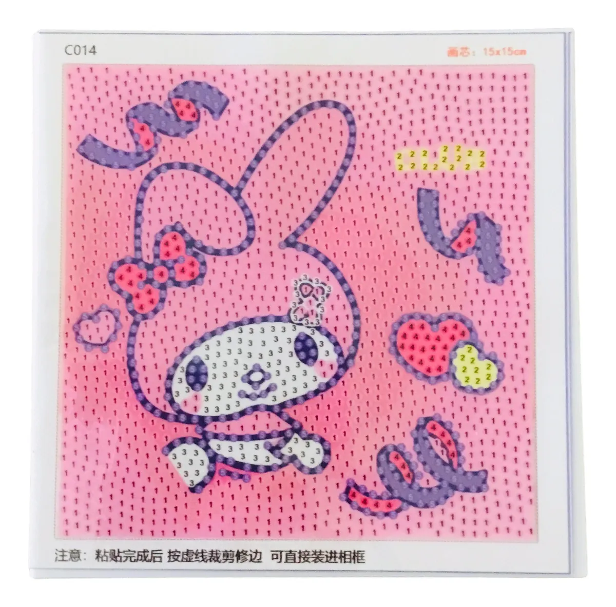 Kit de Pintura Diamante 5D Sanrio Infantil DIY