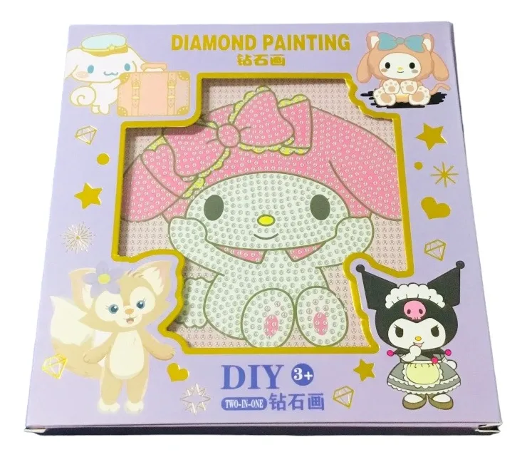 Kit de Pintura Diamante 5D Sanrio Infantil DIY