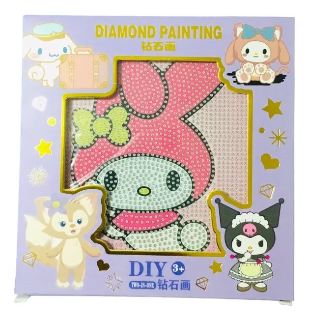 Kit de Pintura Diamante 5D Sanrio Infantil DIY