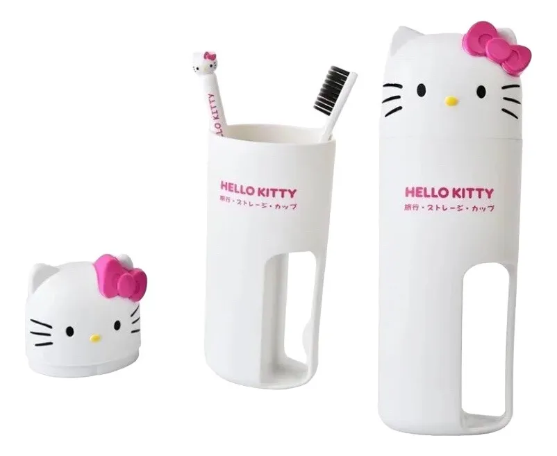 Portacepillo De Dientes Más 2 Cepillos Sanrio
