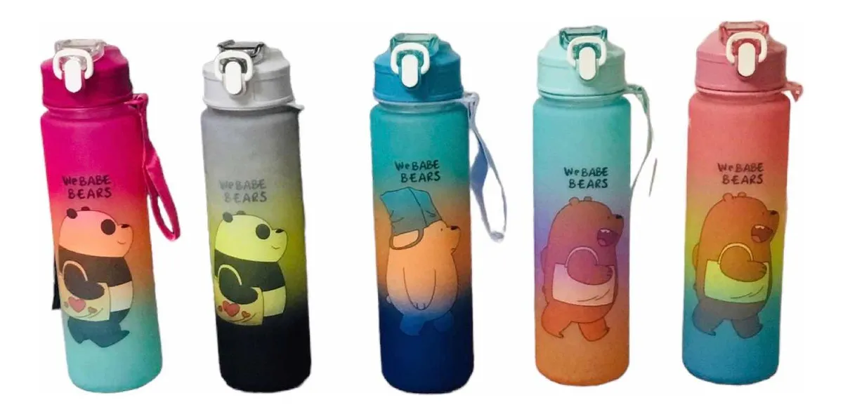 Botella Deportiva Osos Escandalosos 900 Ml
