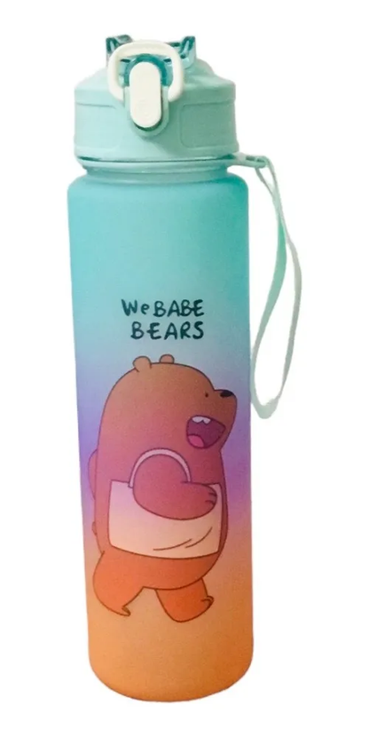Botella Deportiva Osos Escandalosos 900 Ml