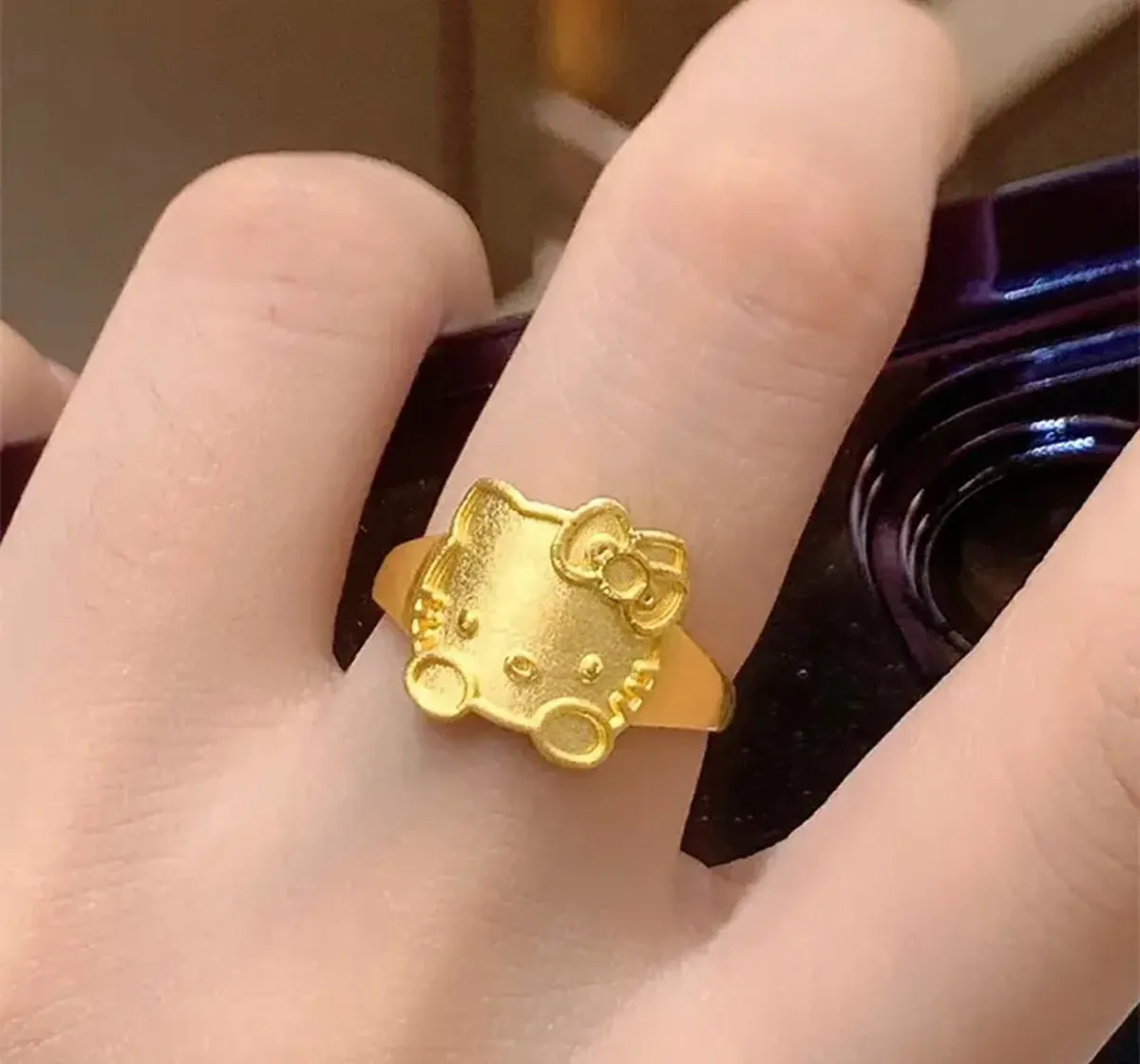 Anillos Hello Kitty Ajustables