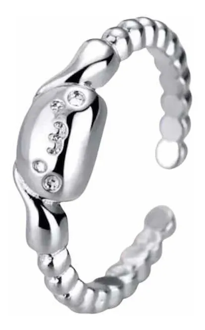 Anillo Sanrio Ajustable Plata Esterlina 925
