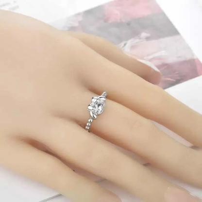 Anillo Sanrio Ajustable Plata Esterlina 925