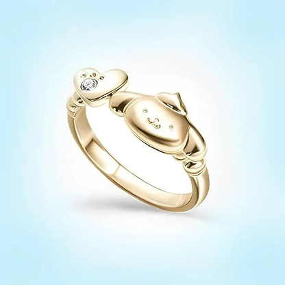 Anillo Sanrio Ajustable en Acero Inoxidable