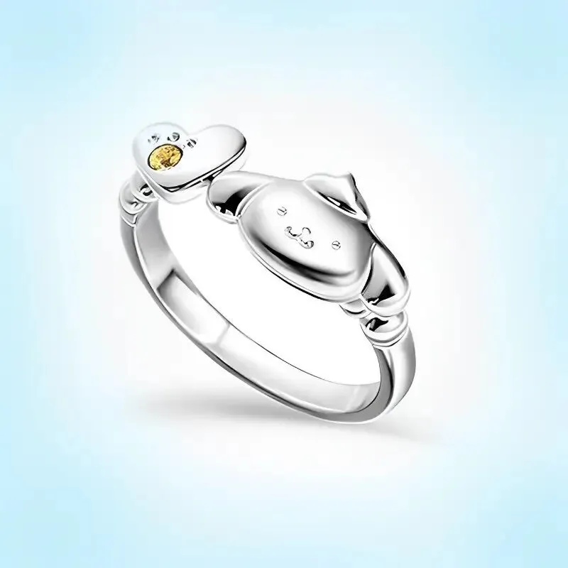 Anillo Sanrio Ajustable en Acero Inoxidable