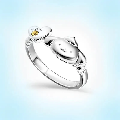 Anillo Sanrio Ajustable en Acero Inoxidable