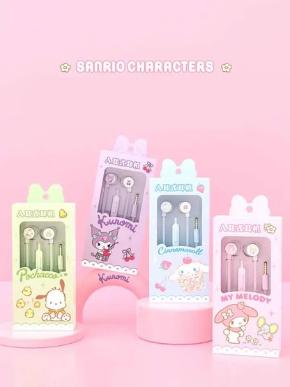 Audífonos Sanrio Con Micrófono con Estuche