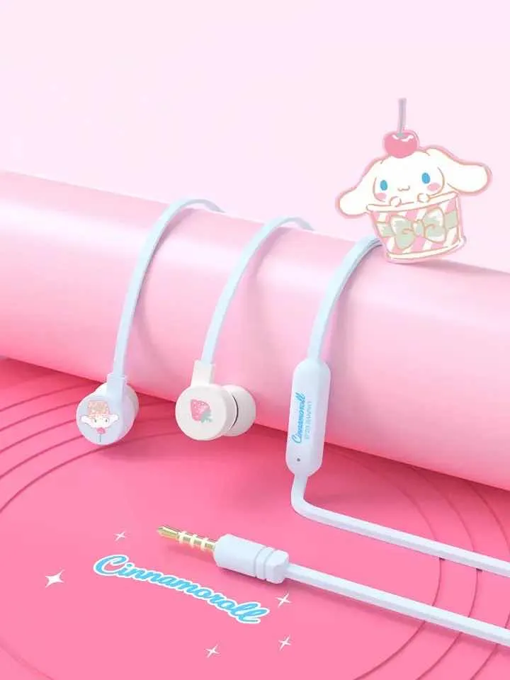 Audífonos Sanrio Con Micrófono con Estuche