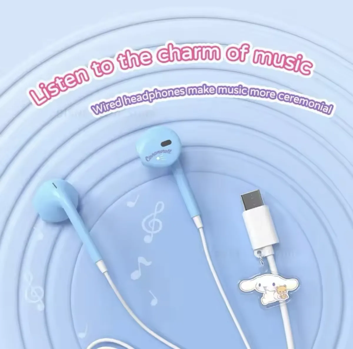 Audífonos Sanrio Con Micrófono con Estuche