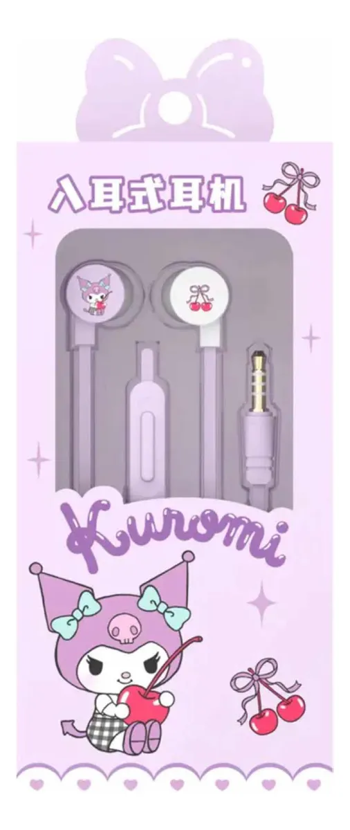 Audífonos Sanrio Con Micrófono con Estuche