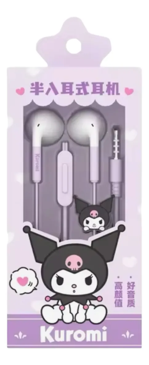 Audífonos Sanrio Con Micrófono con Estuche