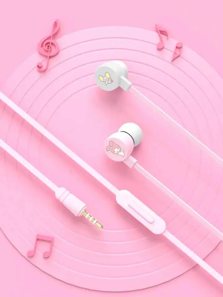 Audífonos Sanrio Con Micrófono con Estuche