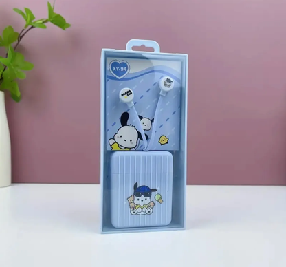 Audífonos Sanrio Con Micrófono con Estuche