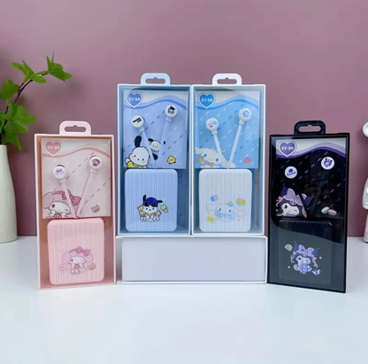 Audífonos Sanrio Con Micrófono con Estuche