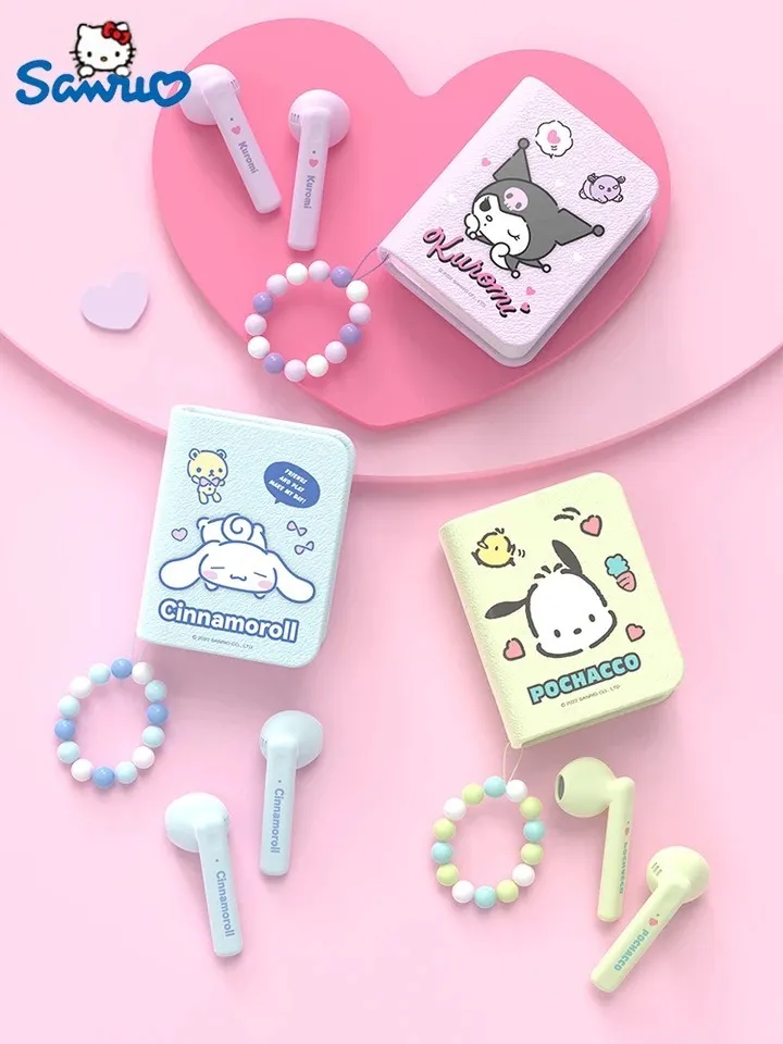 Audífonos Bluetooth Sanrio con Estuche